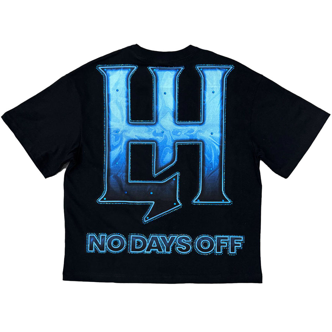 Blind Cupid Rhinestone Tee (Black)