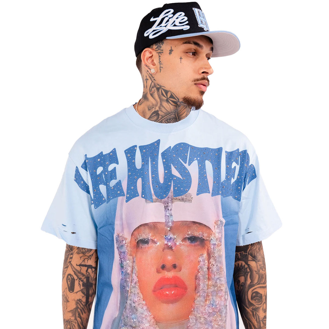 LH Crystal Tears Tee (Blue)