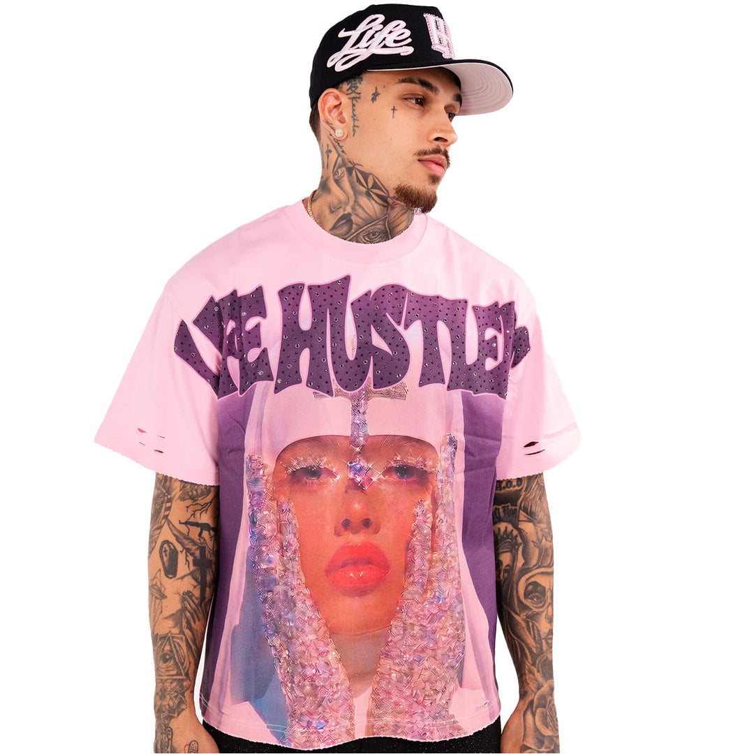 LH Crystal Tears Tee (Pink)