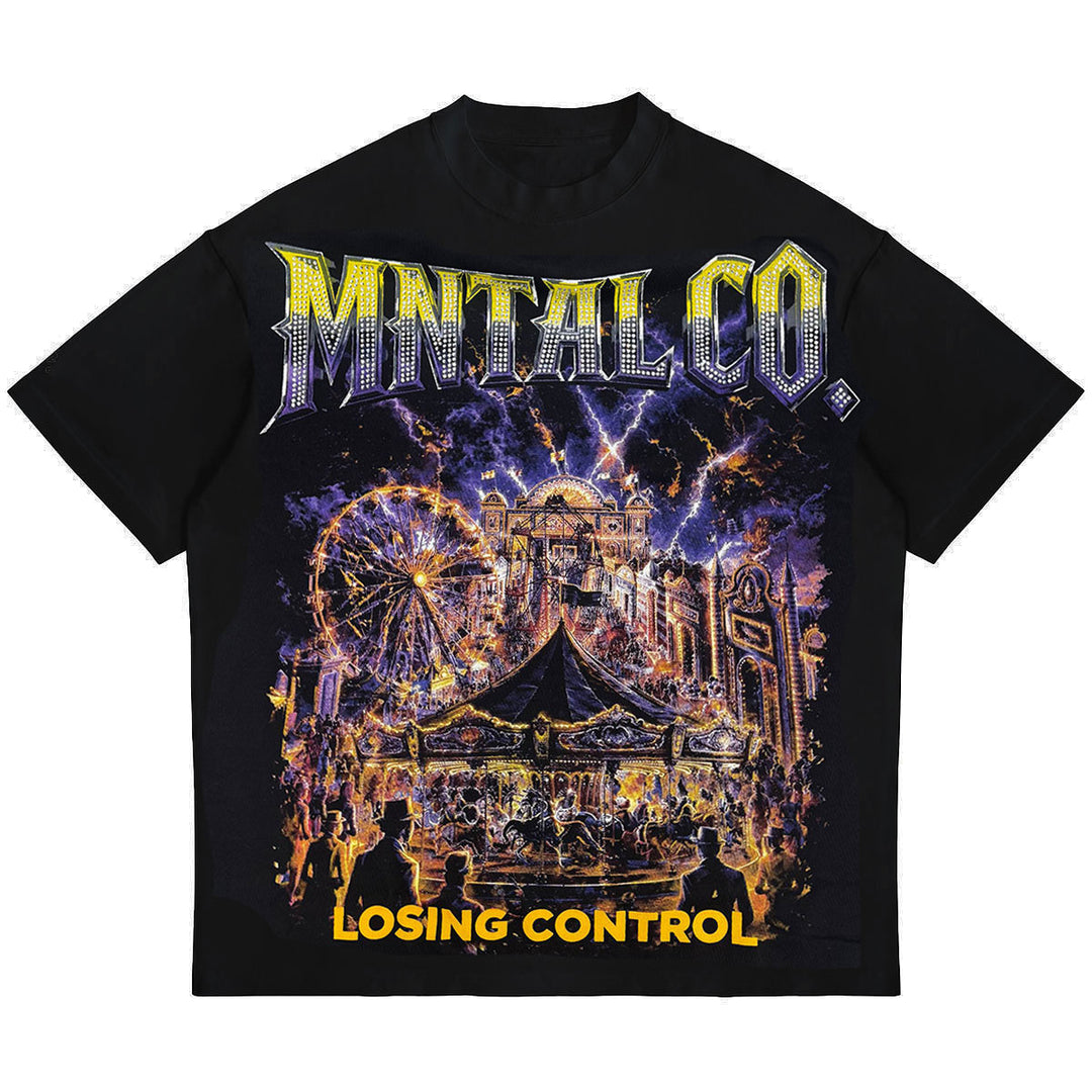 Losing Control Oversize Tee (Black)