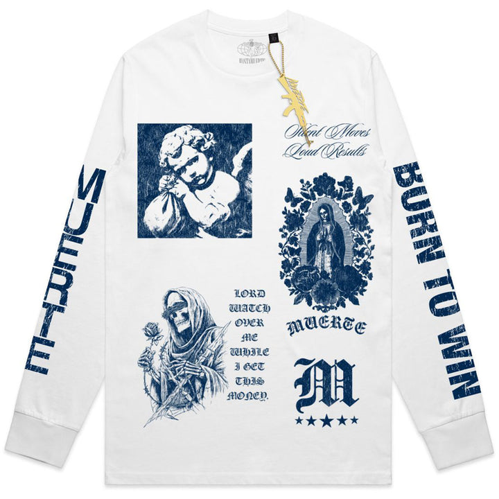 Holy Image Long Sleeve Tee (White)