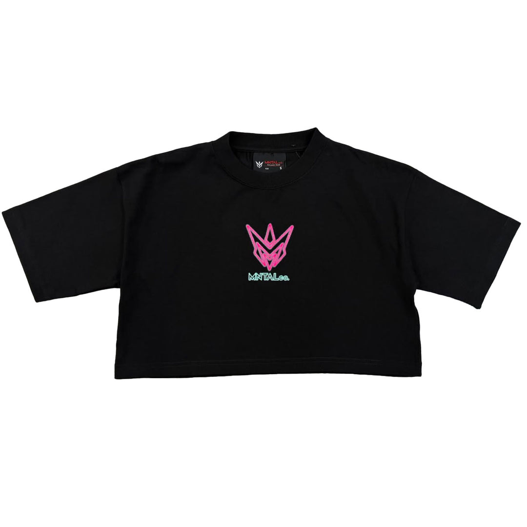 Your Mind, Your Move Cropped Tee (Black)
