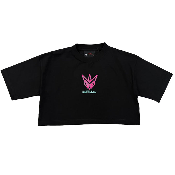Your Mind, Your Move Cropped Tee (Black)