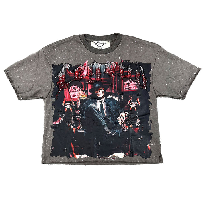 Legend Cropped Tee (Grey)