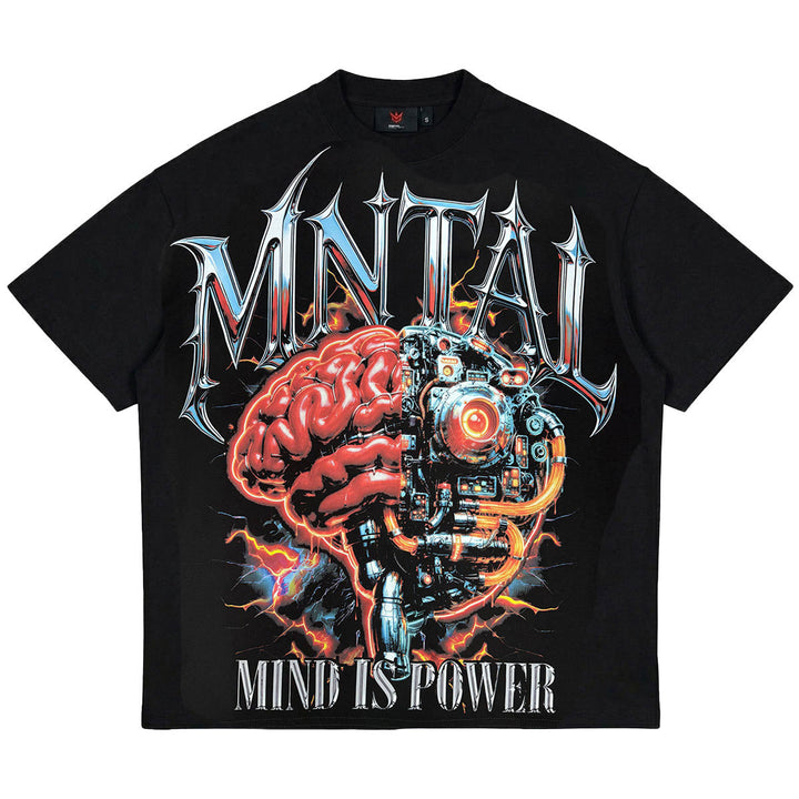Mind is Power Oversize Tee (Black)