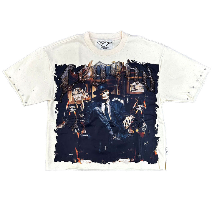 Legend Cropped Tee (Off-White)