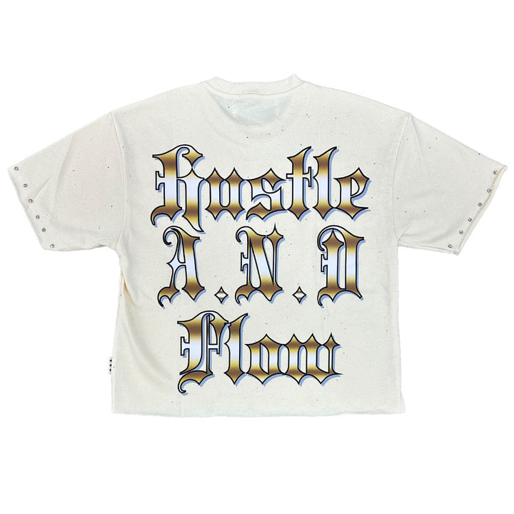 Legend Cropped Tee (Off-White)