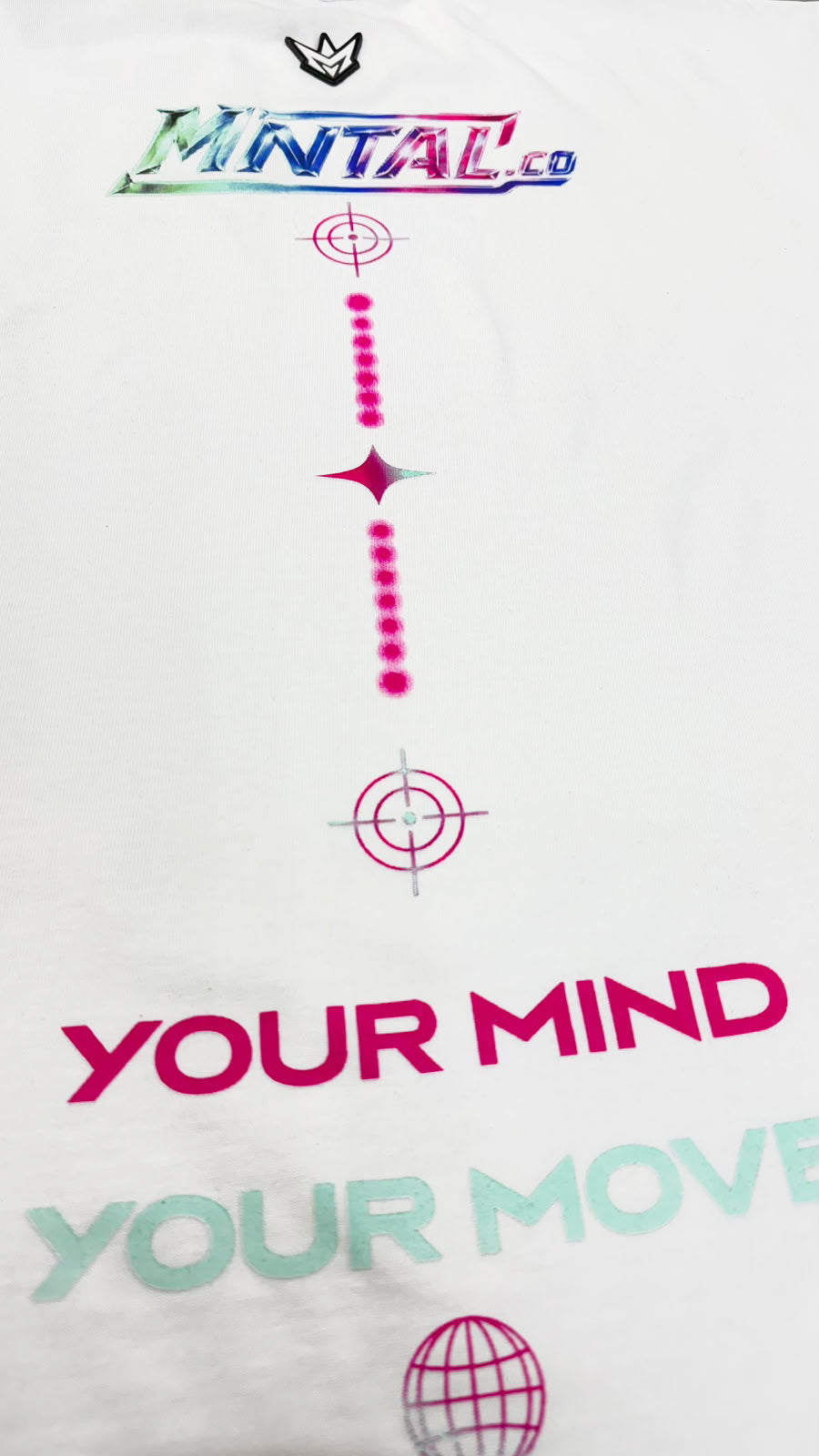 Your Mind, Your Move Oversize Tee (White)