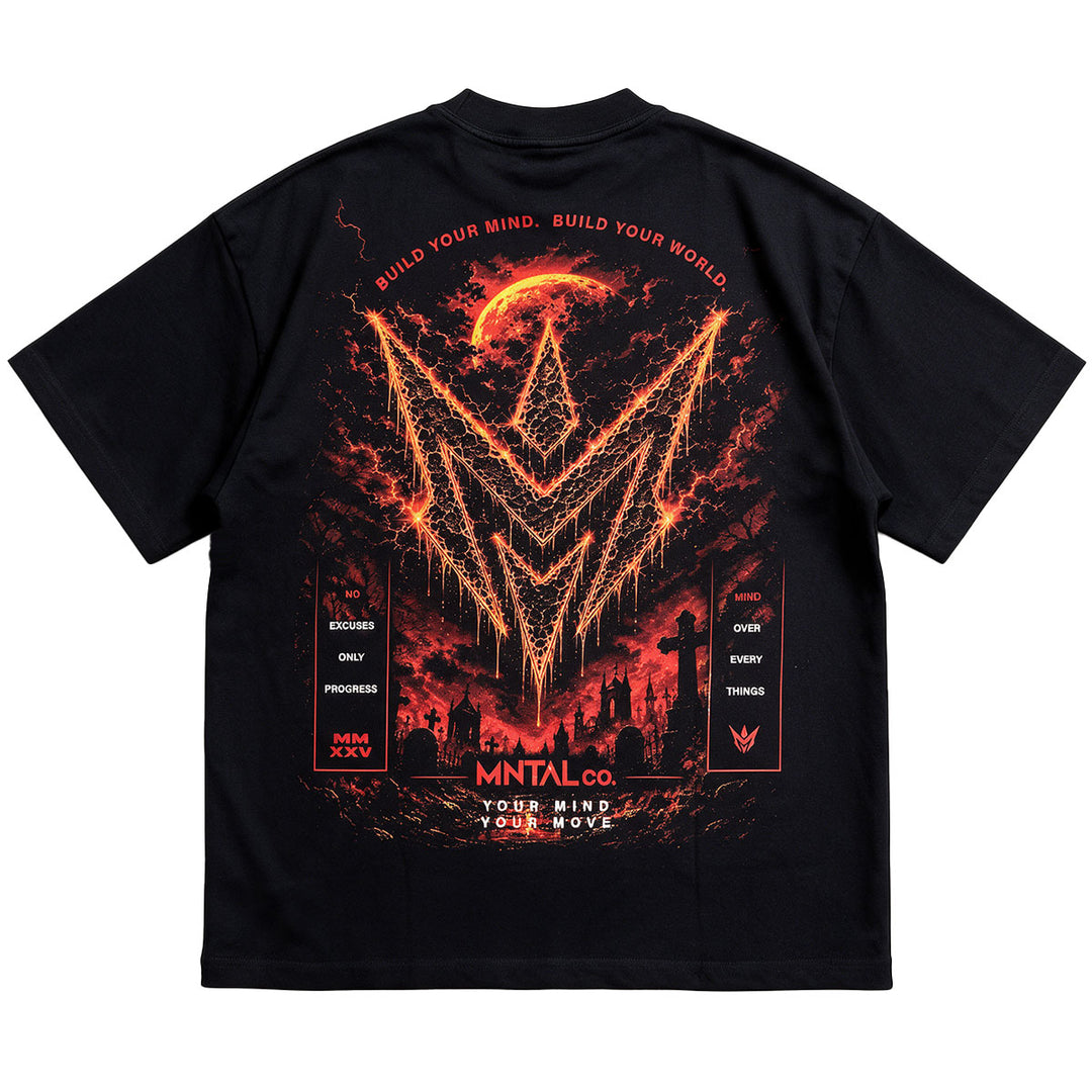 Brain Attack Oversize Tee (Black)