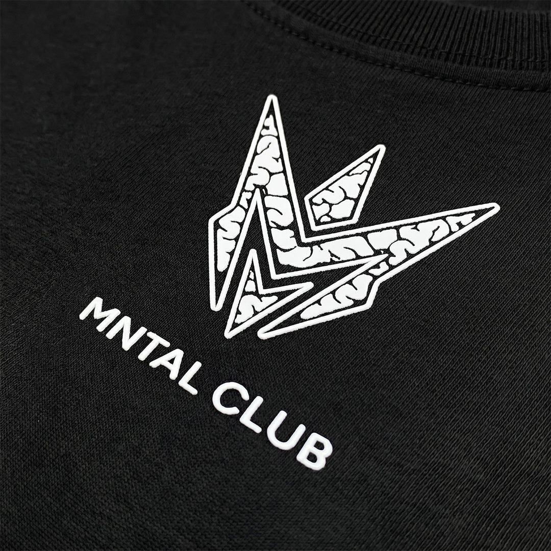 MNTAL Club Cropped Tee (Black)