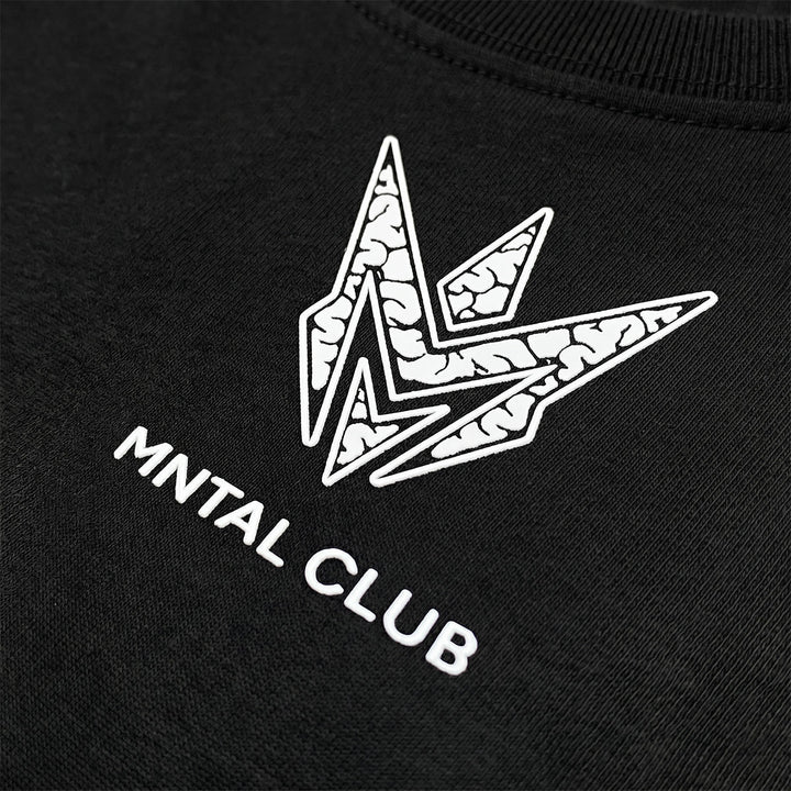 MNTAL Club Cropped Tee (Black)