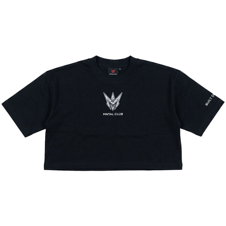 MNTAL Club Cropped Tee (Black)