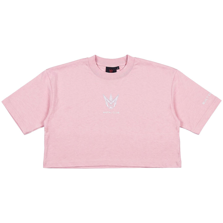 MNTAL Club Cropped Tee (Pink)