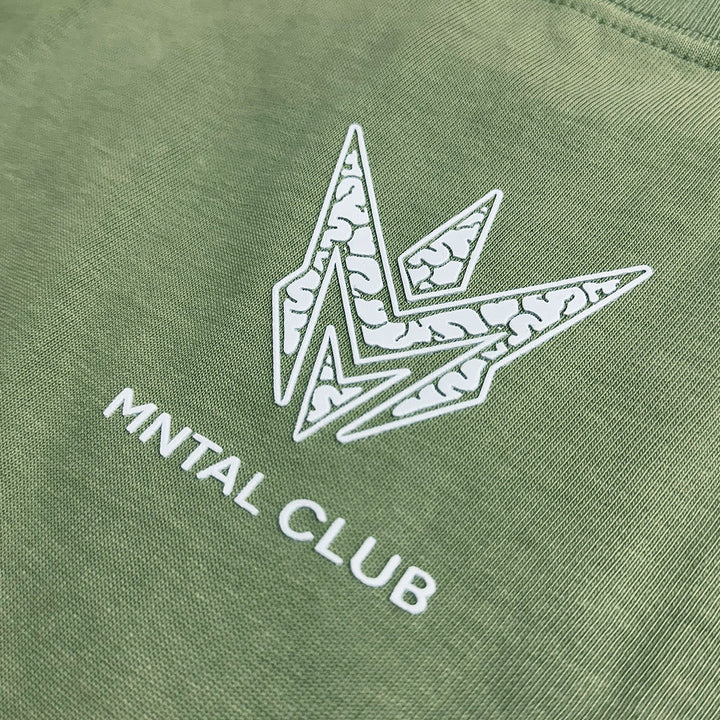MNTAL Club Cropped Tee (Sage Green)