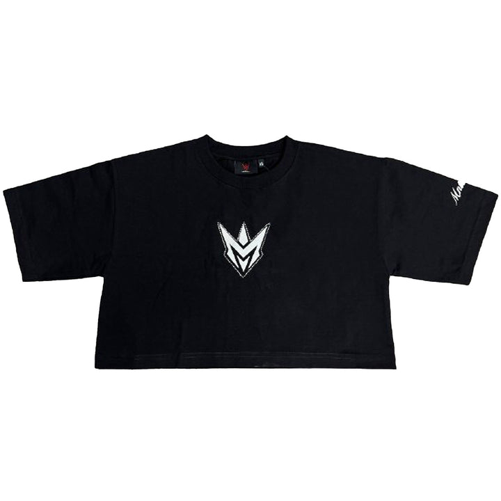 M Spike Cropped Tee (Black)