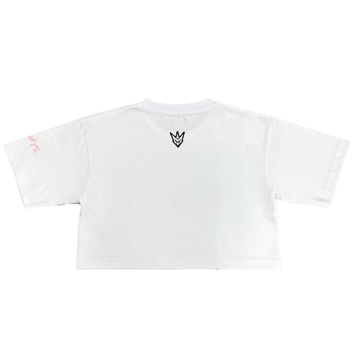 M Spike Cropped Tee (White)