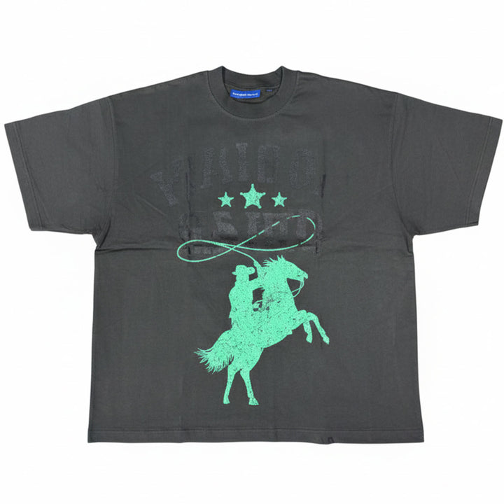 Cowboy Horse Tee (Dark Grey)