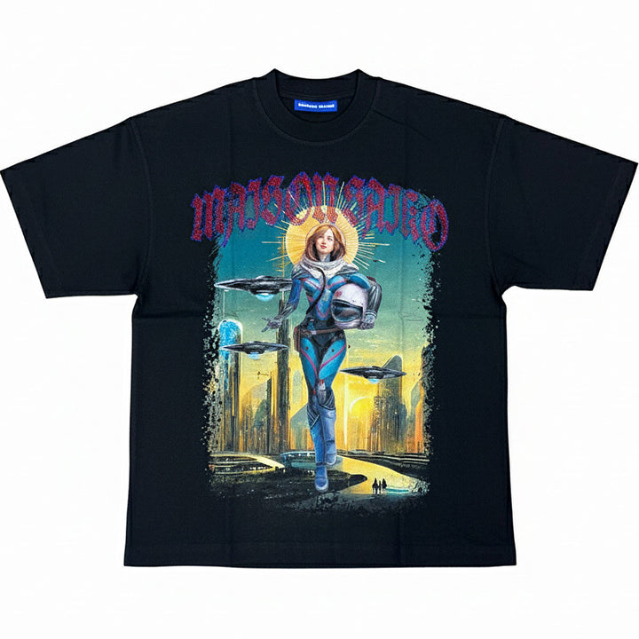 Astro Woman Tee (Black)