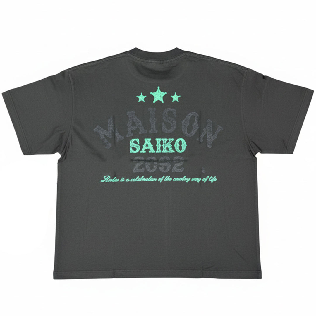 Cowboy Horse Tee (Dark Grey)