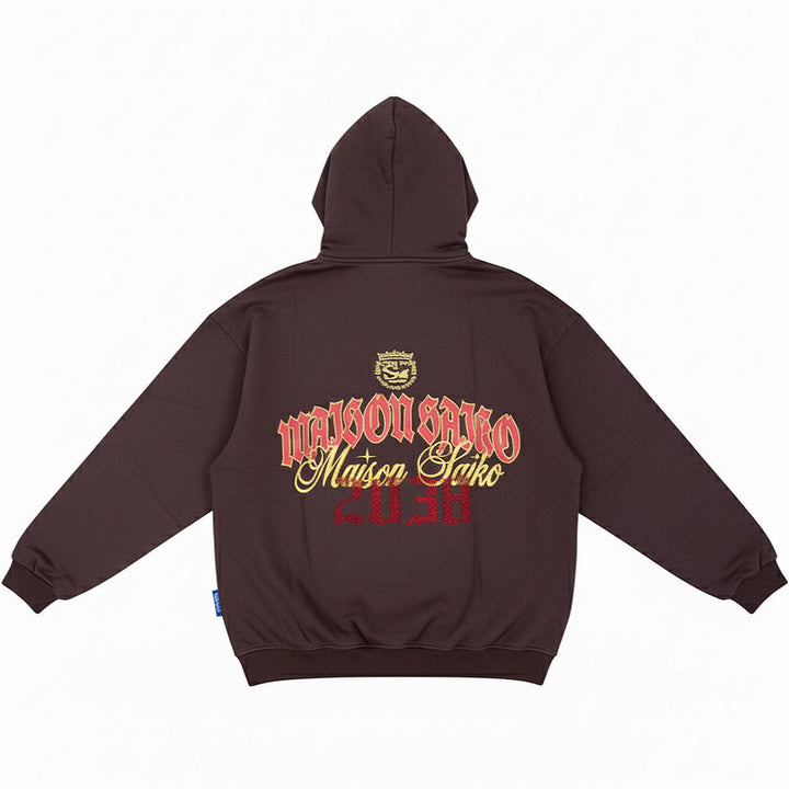 Cowboy Skull Hoodie (Brown)
