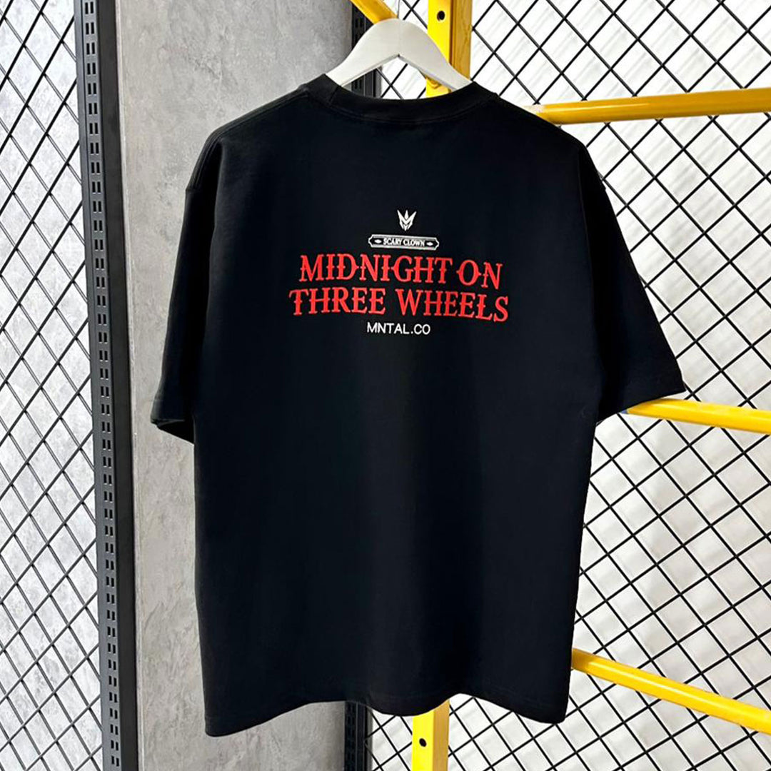 MNTAL Clown Rhinestone Tee (Black)
