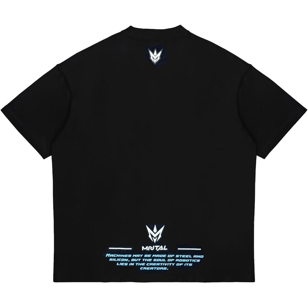 Cyborg Rhinestone Tee (Black)