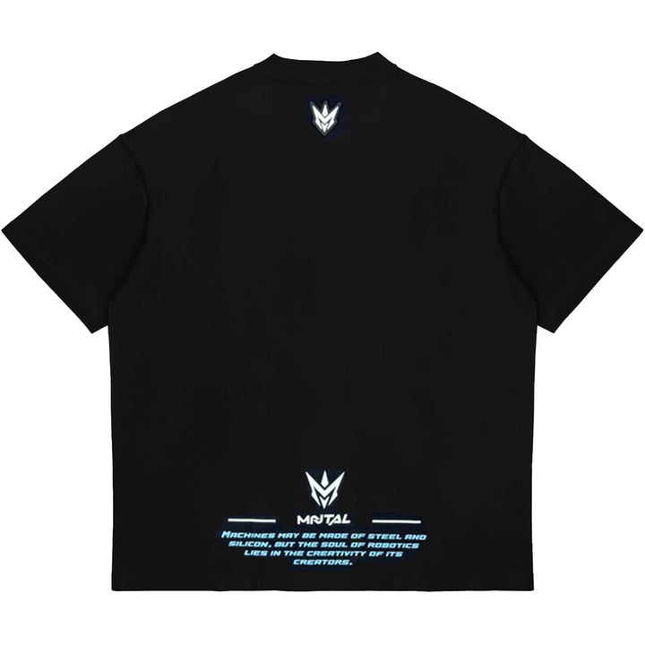 Cyborg Rhinestone Tee (Black)