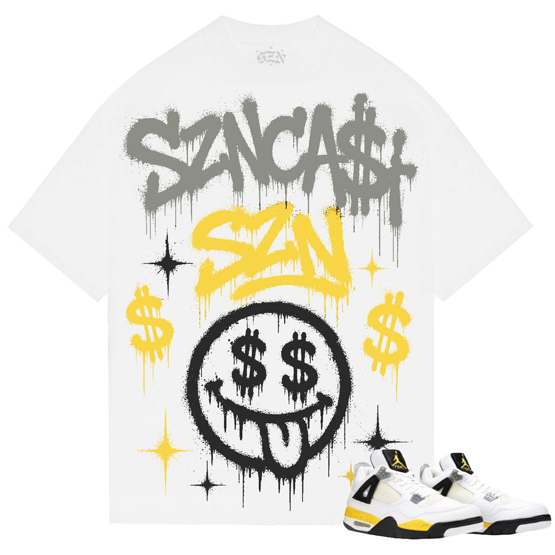 Money Talks Tee (White)