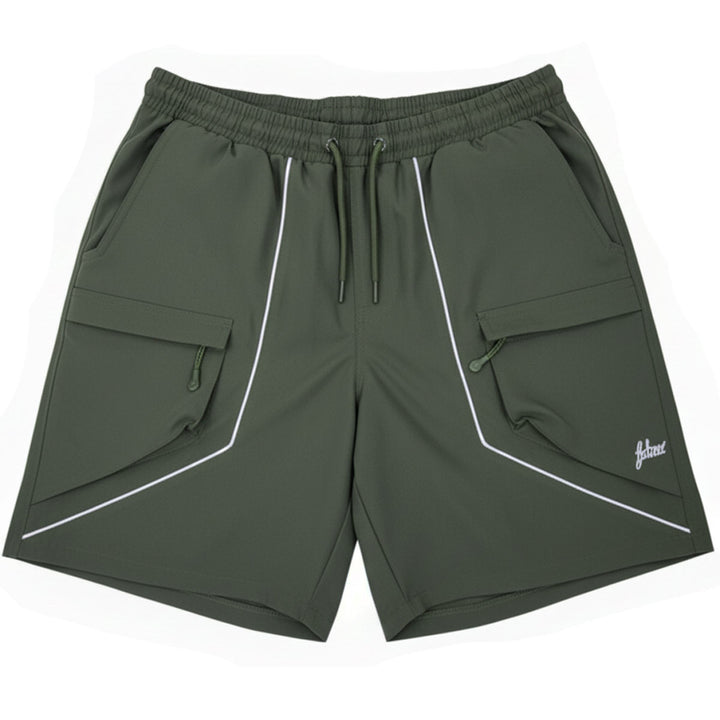 Motion Zip Cargo Shorts (Olive)