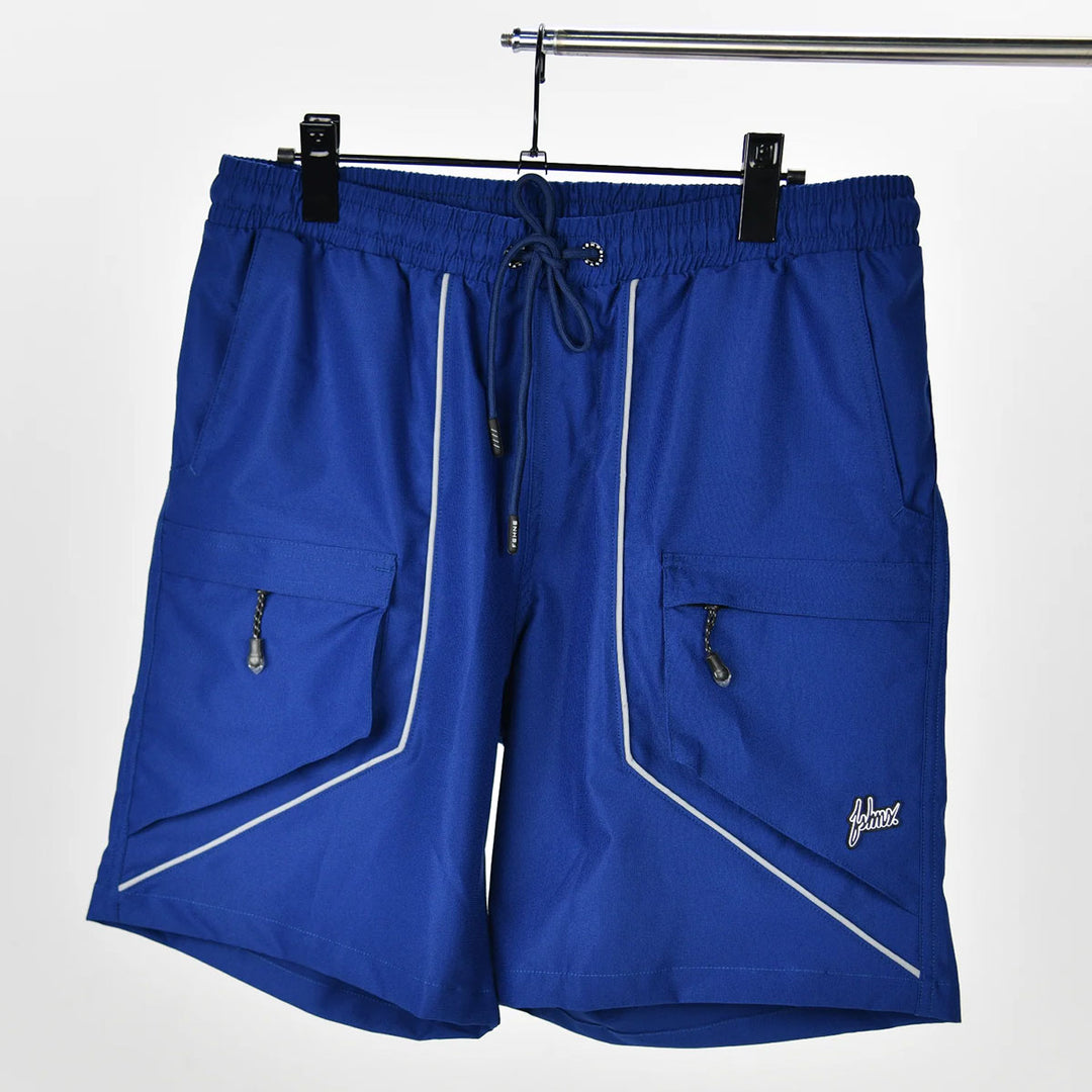 Motion Zip Cargo Shorts (Blue)