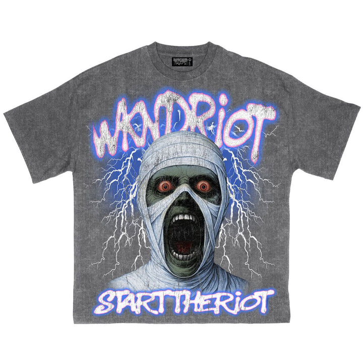 Mummy Tee (Washed Grey)