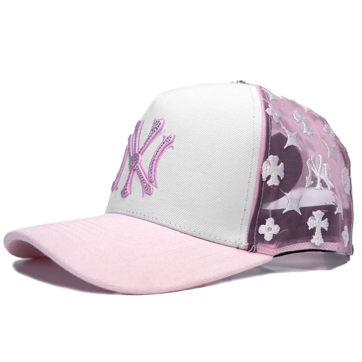 NY Chrome Purple Monogram Hat V2