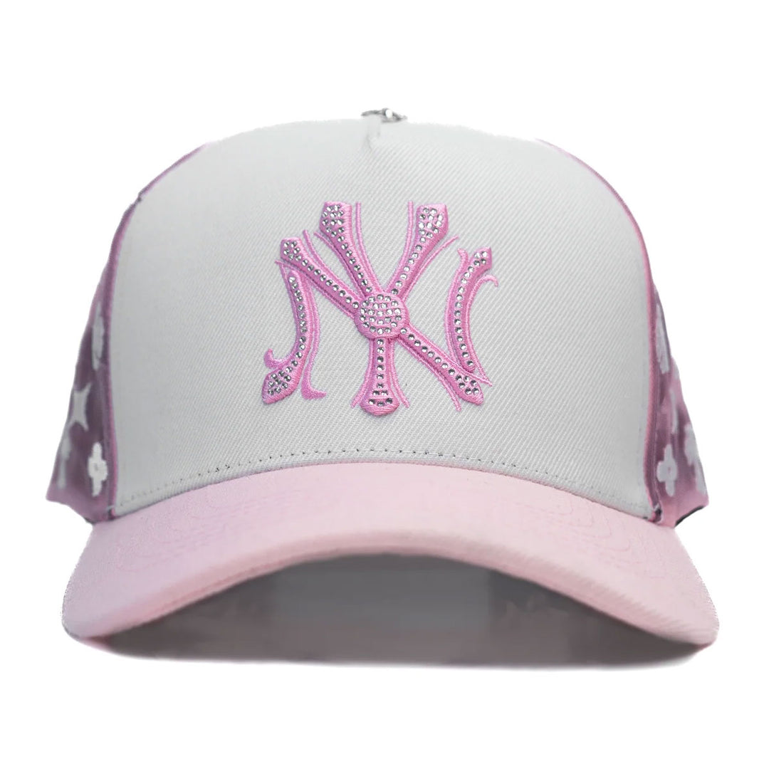 NY Chrome Purple Monogram Hat V2