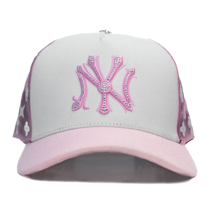 NY Chrome Purple Monogram Hat V2