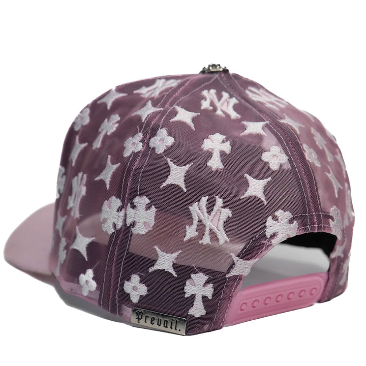 NY Chrome Purple Monogram Hat V2