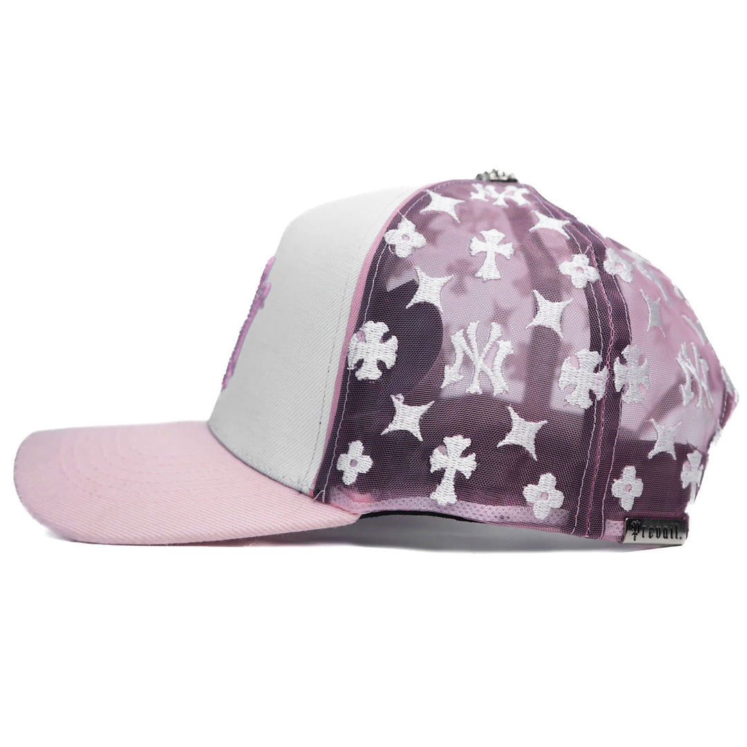 NY Chrome Purple Monogram Hat V2
