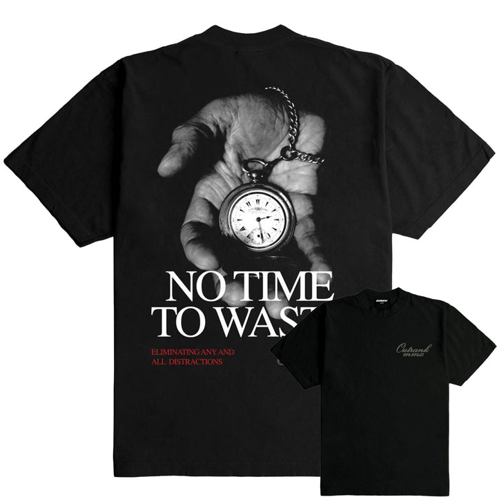No Time to Waste Tee (Black)