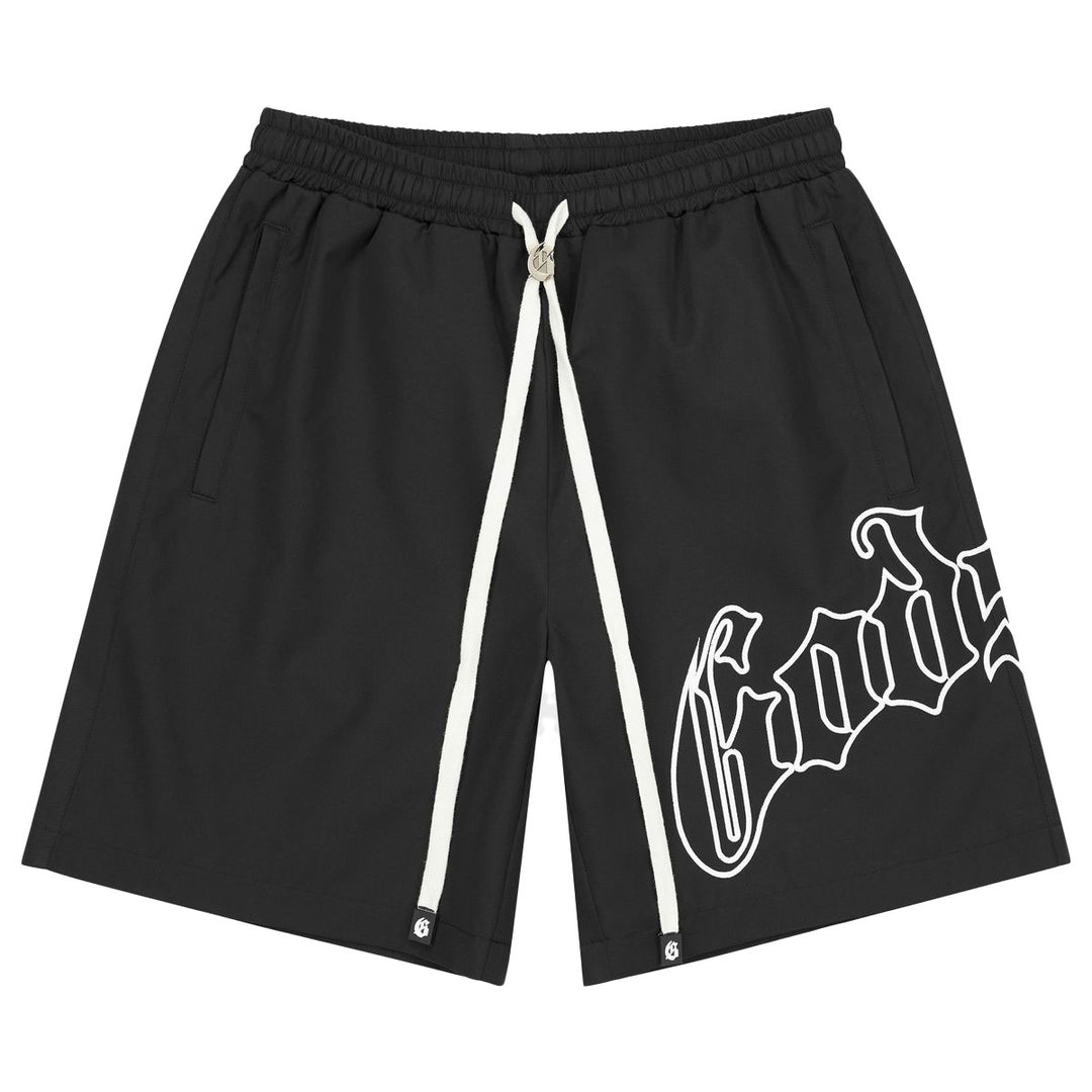 OG Logo Nylon Shorts (Black)