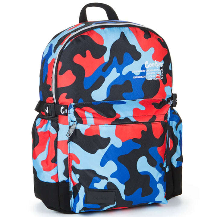 Off The Grid Smell Proof Backpack (Blue Camo)