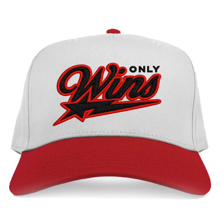 Only Wins Snapback Hat (White)