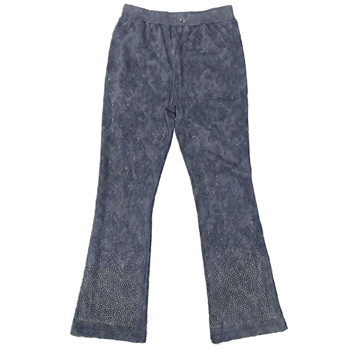 Stone Rivet Stacked Pants (Grey)