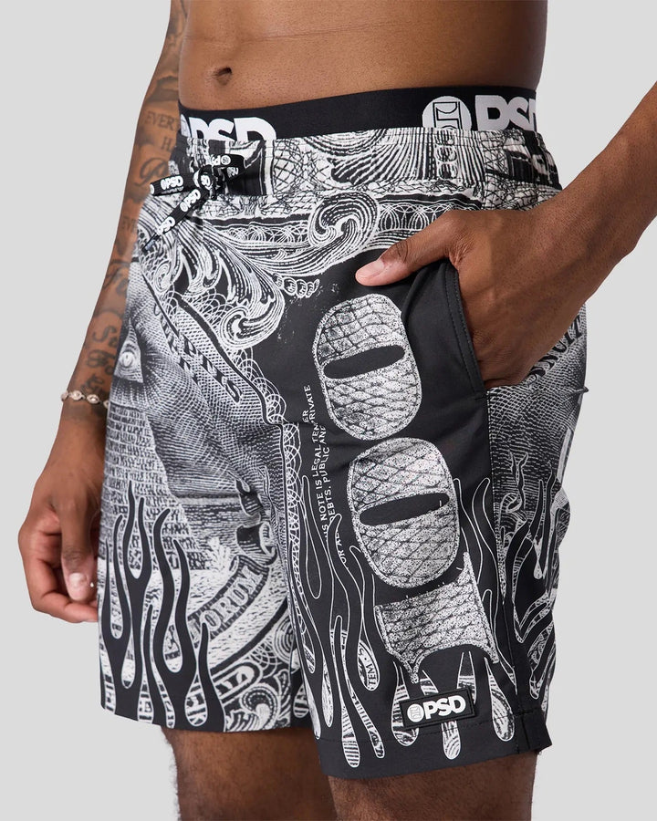 Silver Band Shorts (Multi)
