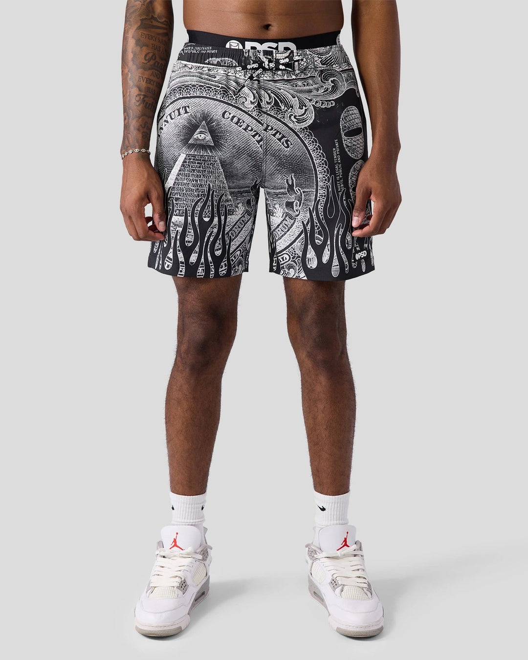 Silver Band Shorts (Multi)