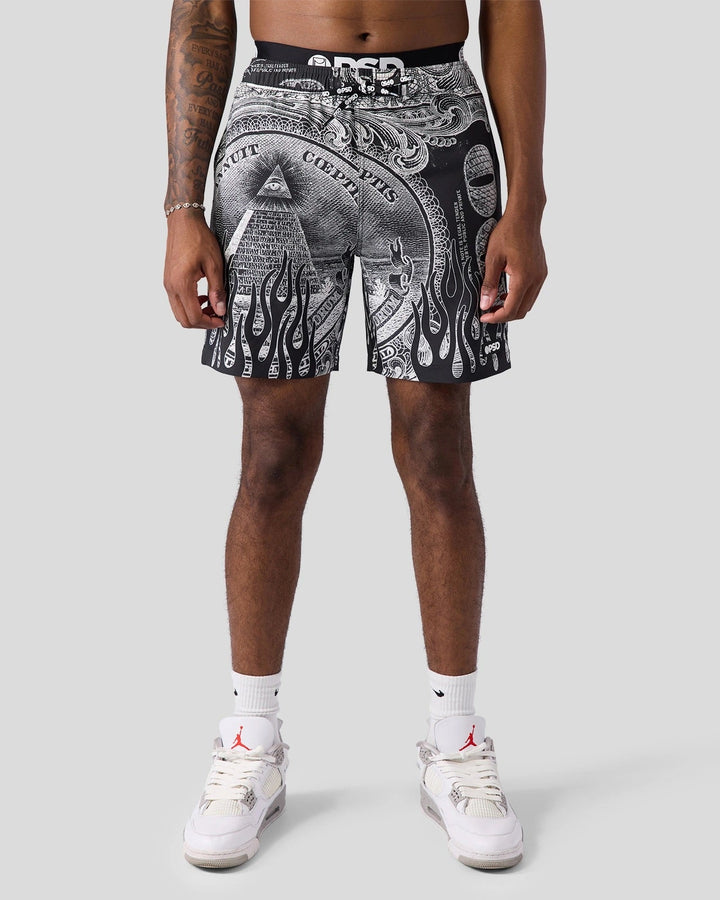 Silver Band Shorts (Multi)