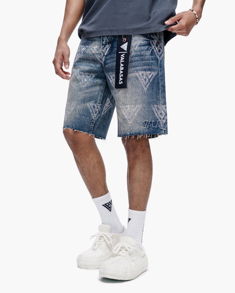 Palace Dark Wash Blue Jorts