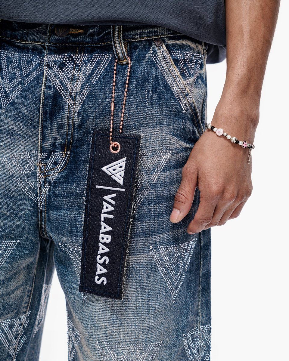 Palace Dark Wash Blue Jorts