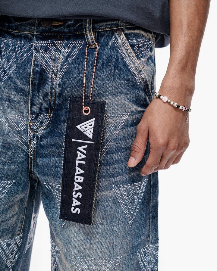 Palace Dark Wash Blue Jorts
