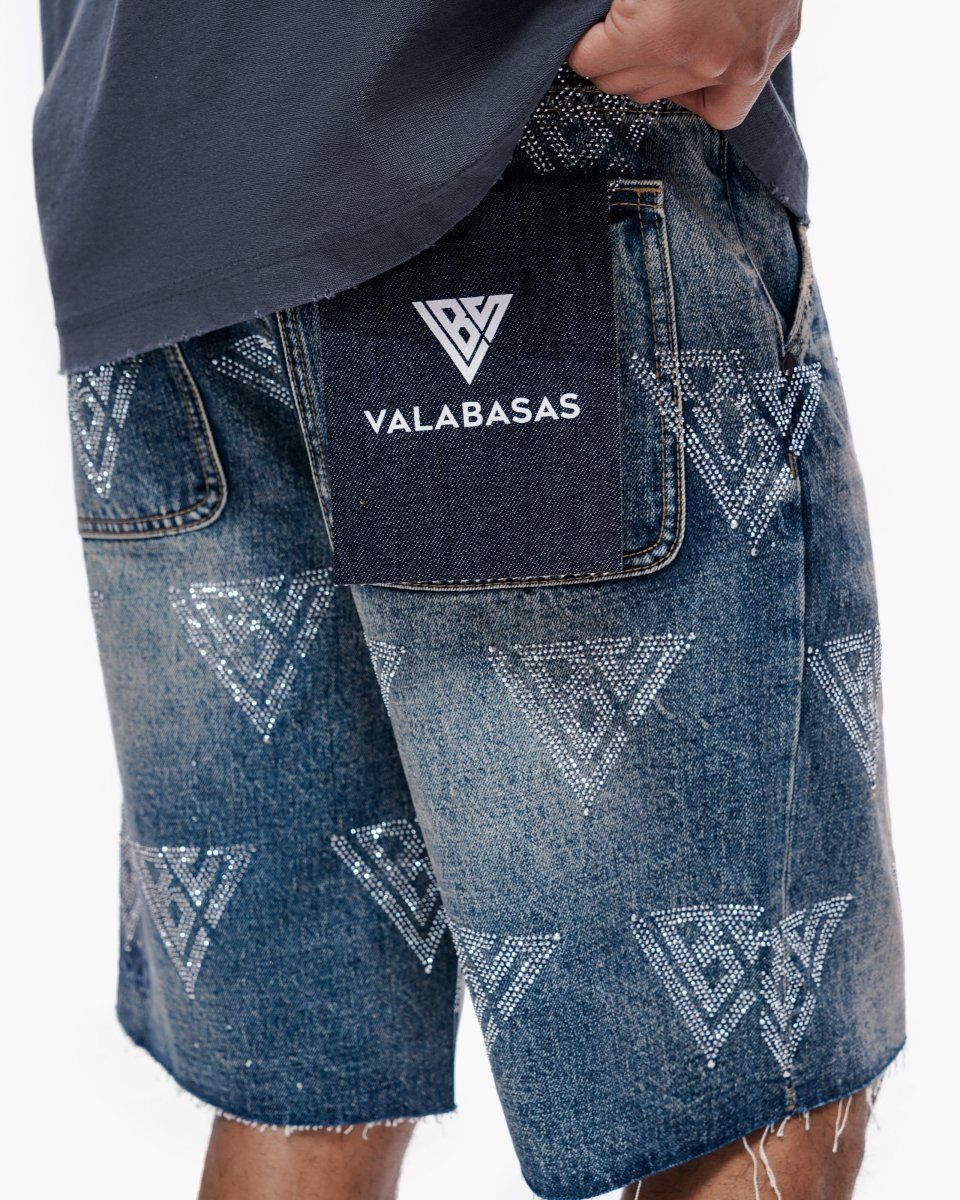 Palace Dark Wash Blue Jorts