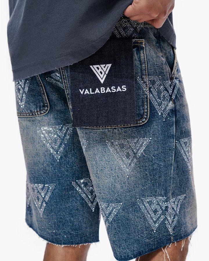 Palace Dark Wash Blue Jorts