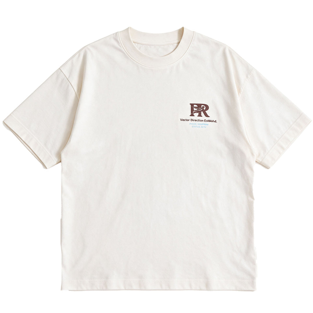 Across the Lines Pure Tee (White)
